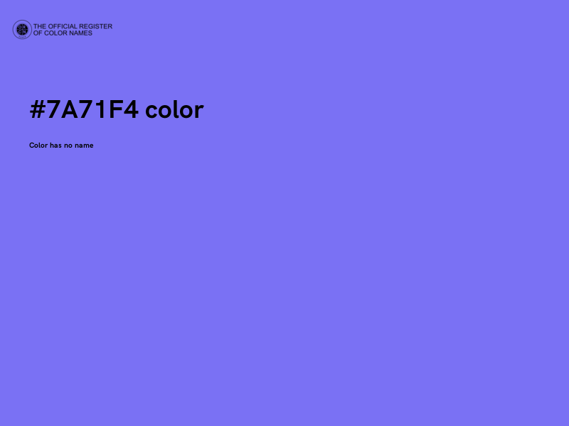 #7A71F4 color image