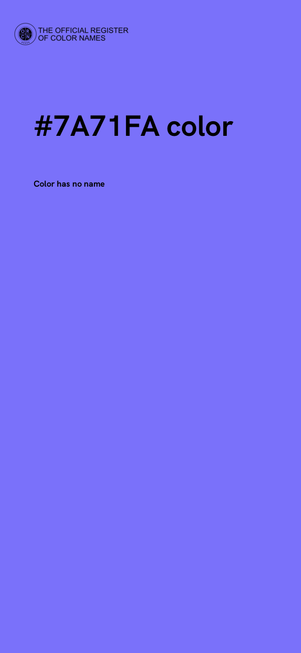 #7A71FA color image