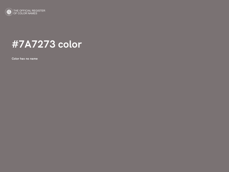 #7A7273 color image