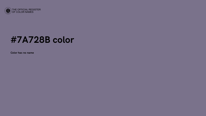 #7A728B color image