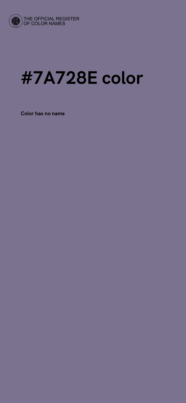 #7A728E color image