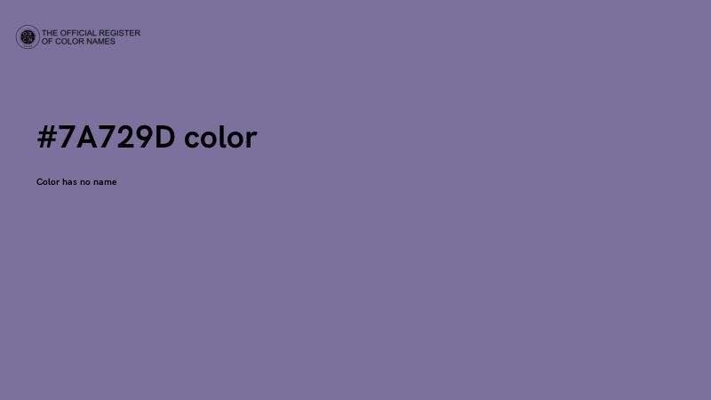 #7A729D color image