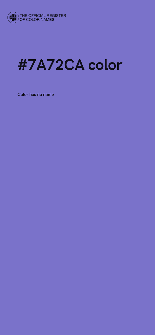 #7A72CA color image