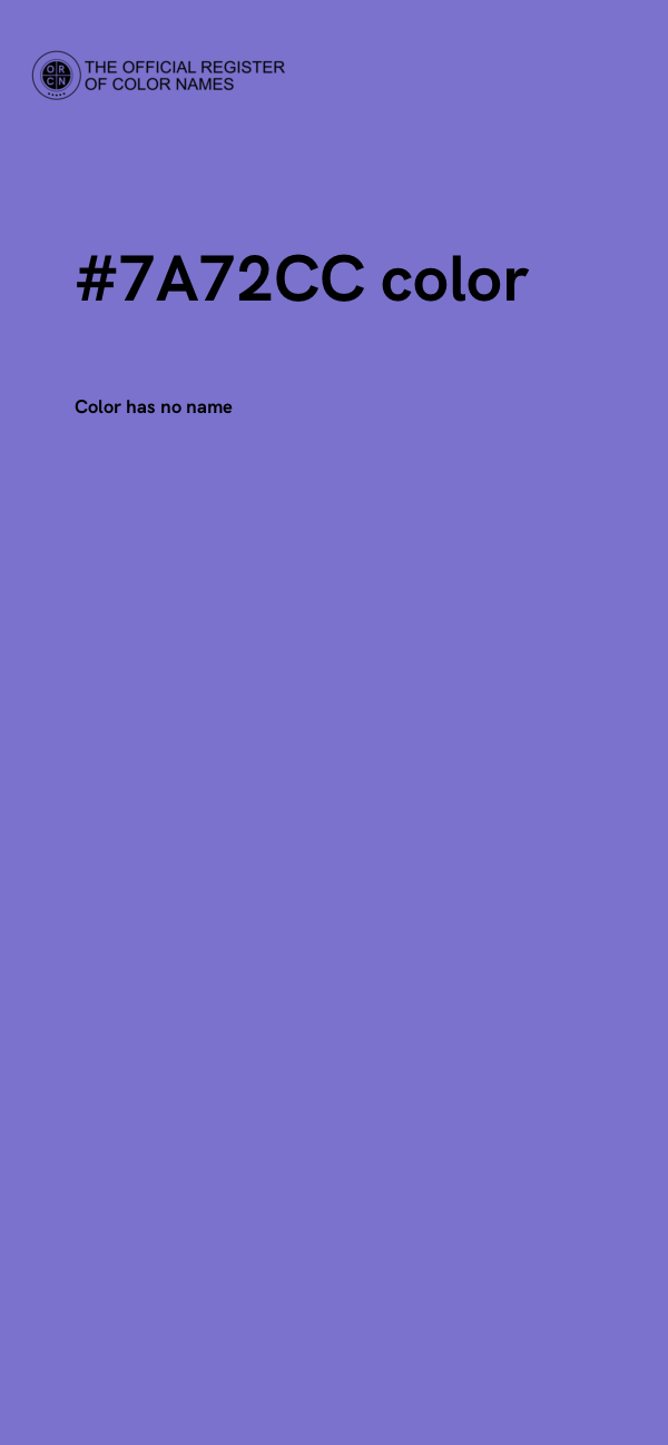#7A72CC color image