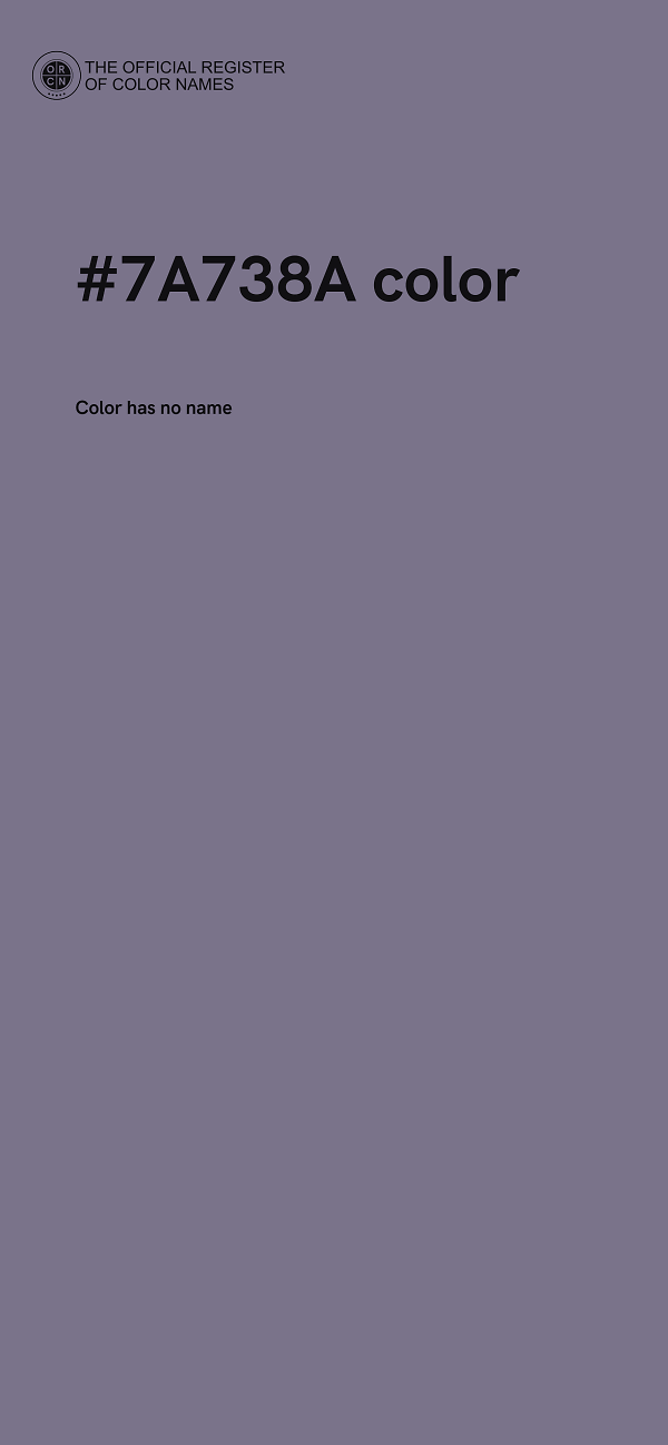 #7A738A color image