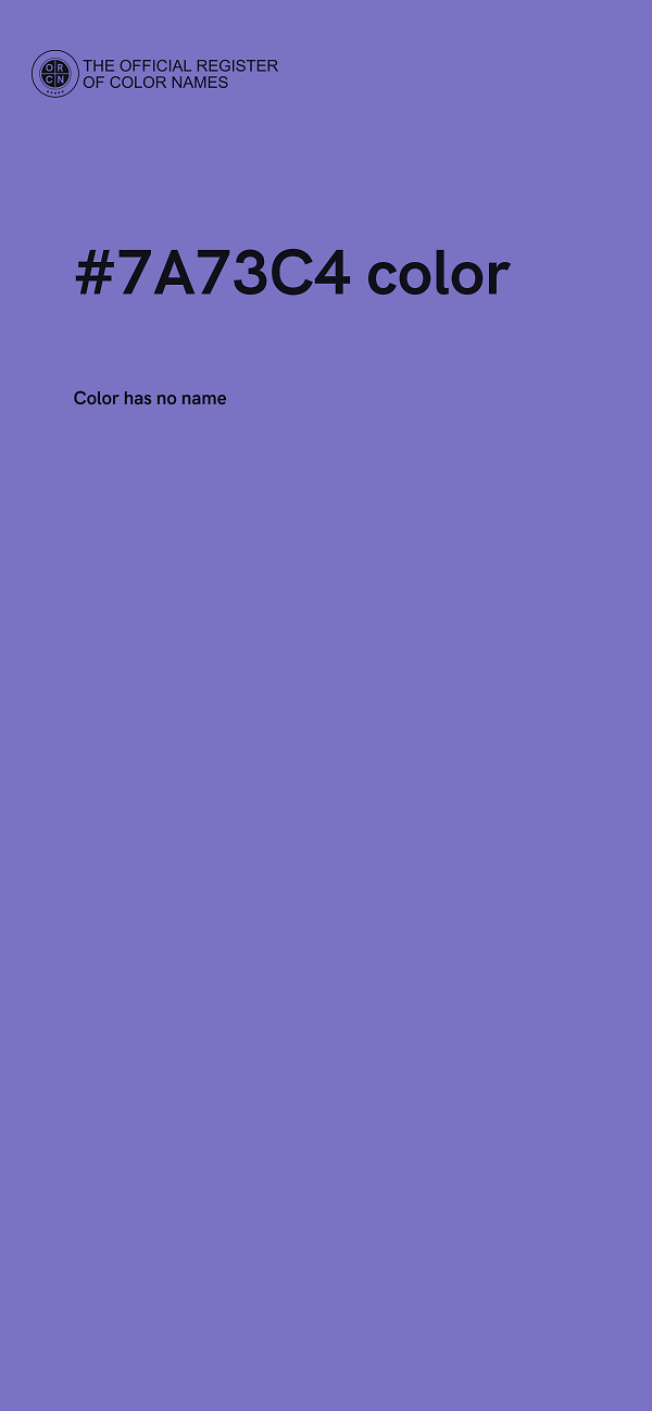 #7A73C4 color image