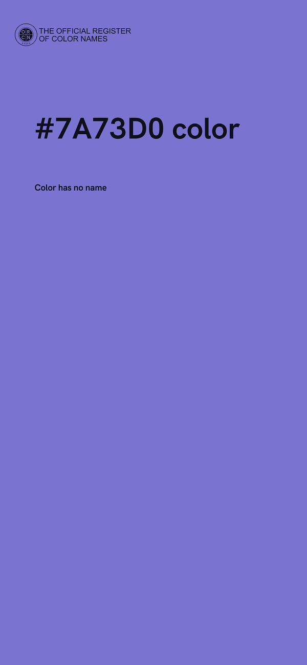 #7A73D0 color image