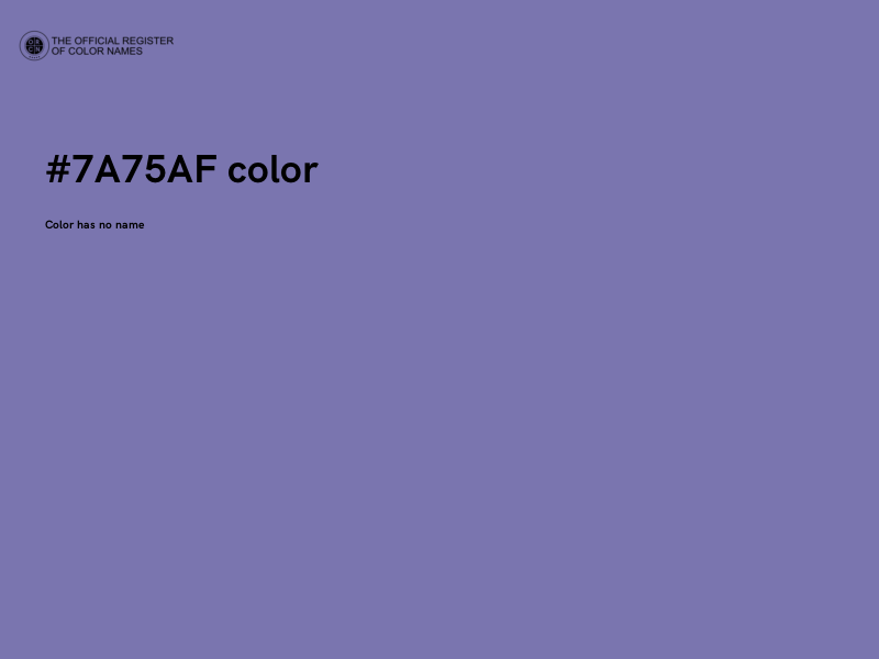 #7A75AF color image