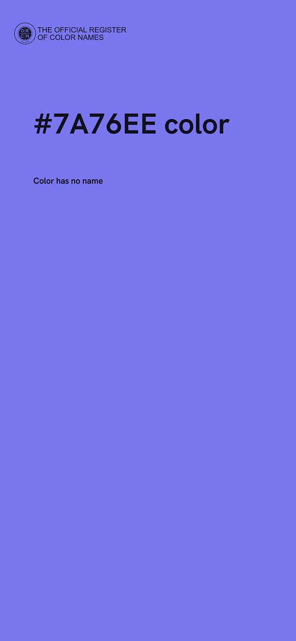#7A76EE color image