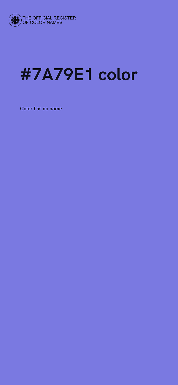 #7A79E1 color image