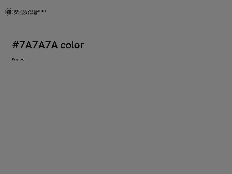 #7A7A7A color image