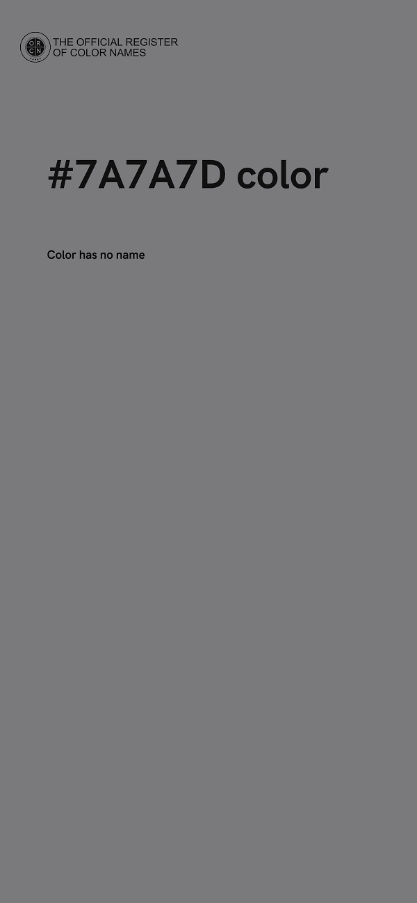 #7A7A7D color image