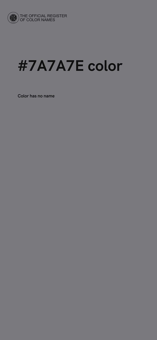 #7A7A7E color image