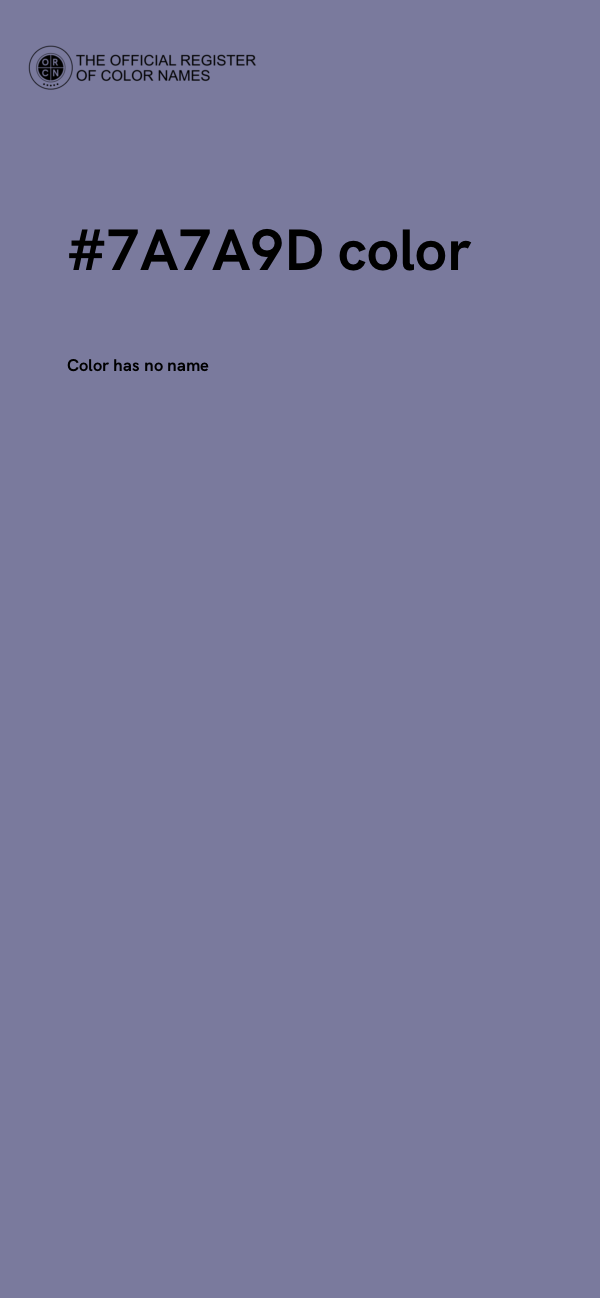 #7A7A9D color image