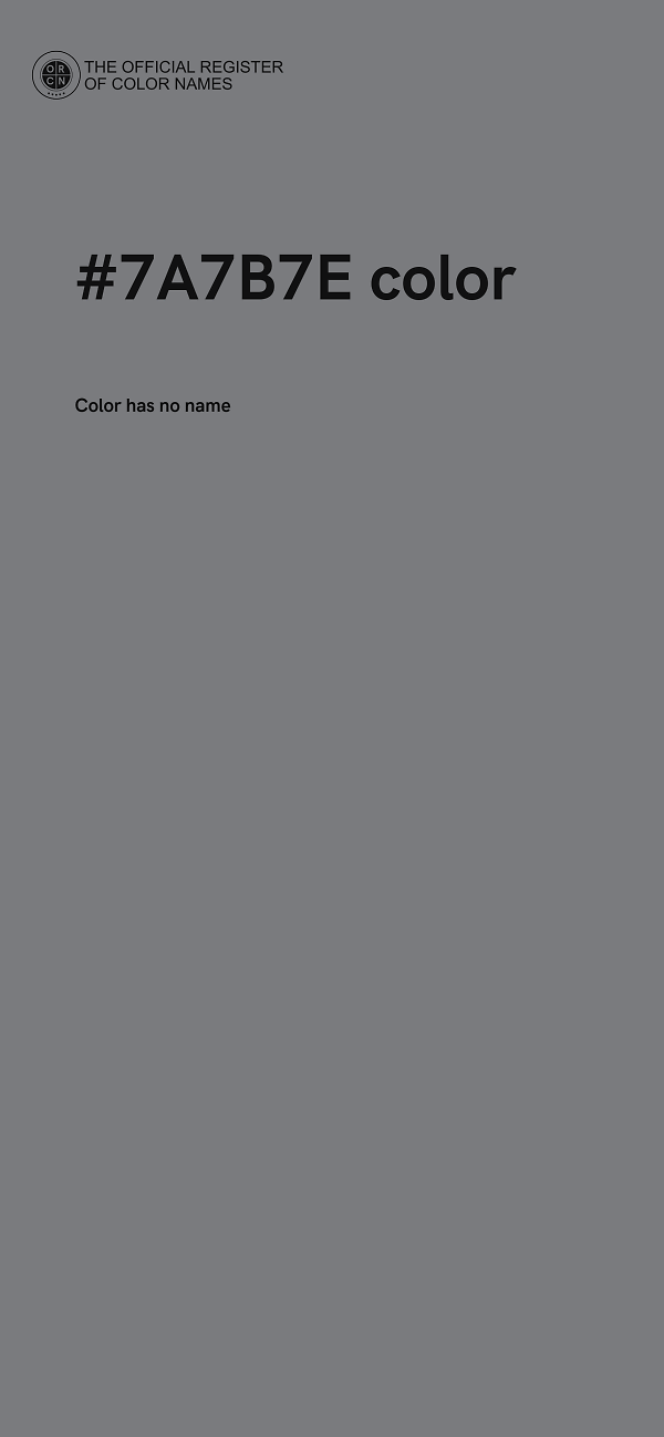 #7A7B7E color image