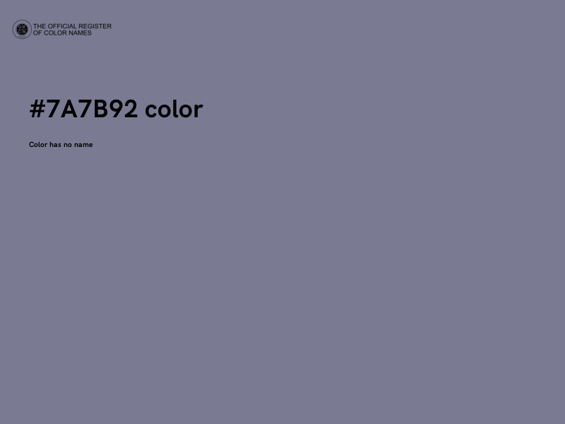 #7A7B92 color image