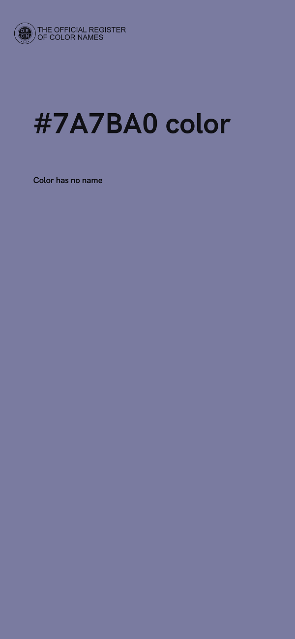 #7A7BA0 color image