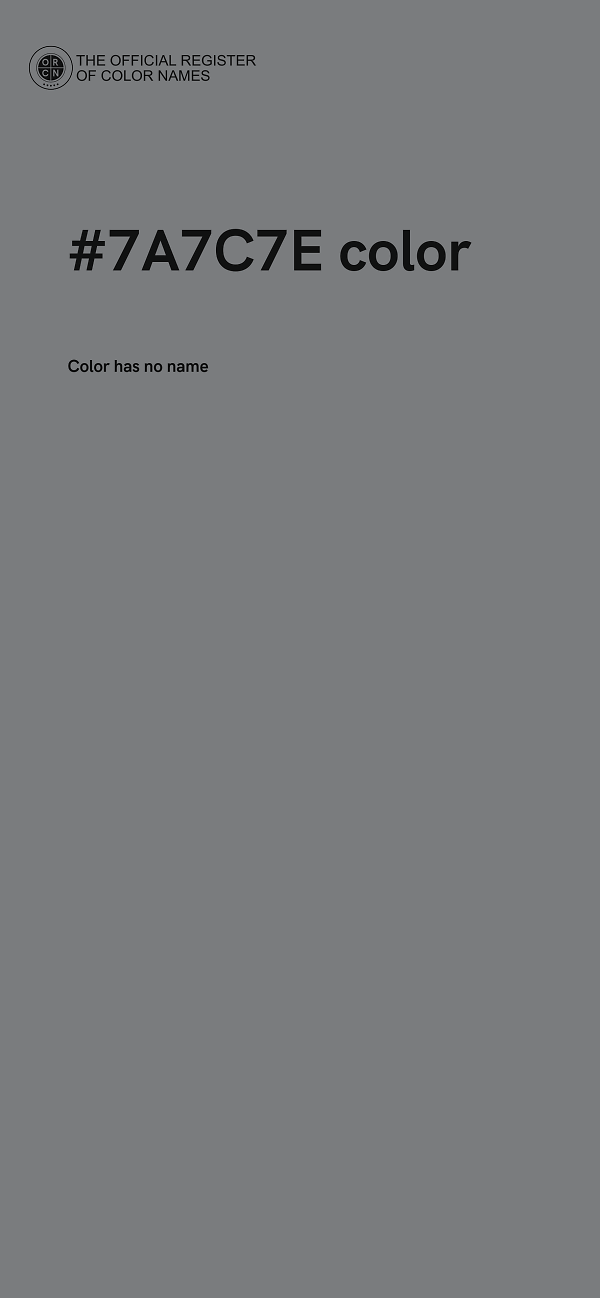 #7A7C7E color image
