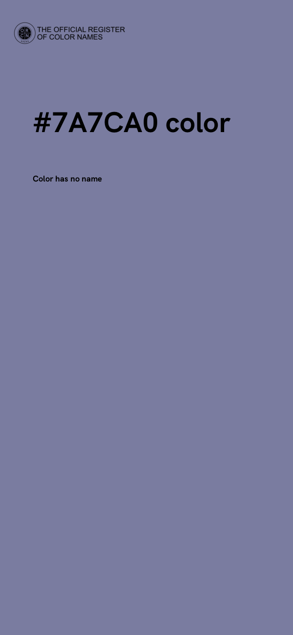 #7A7CA0 color image