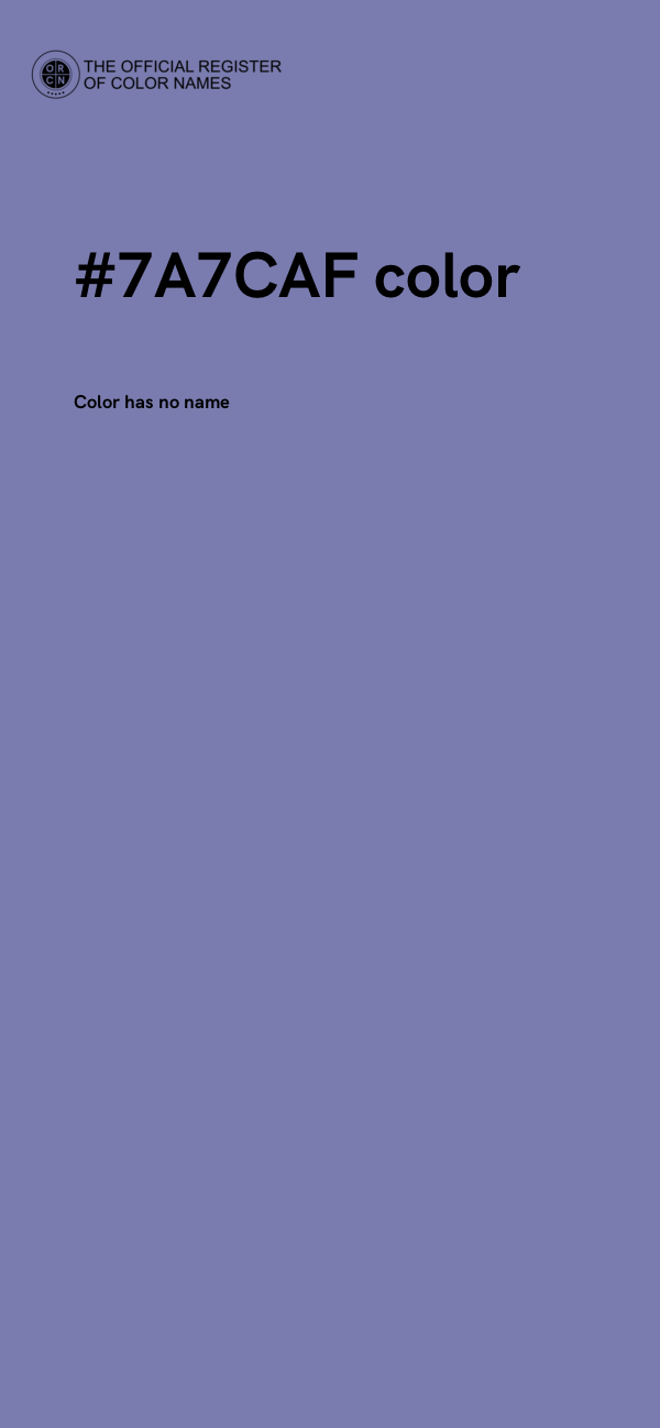 #7A7CAF color image
