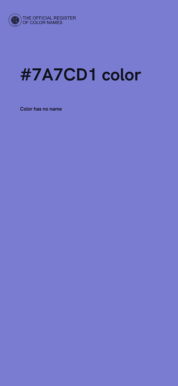 #7A7CD1 color image