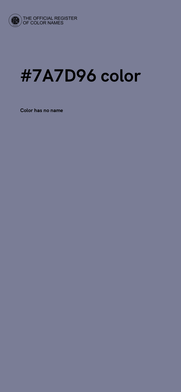 #7A7D96 color image