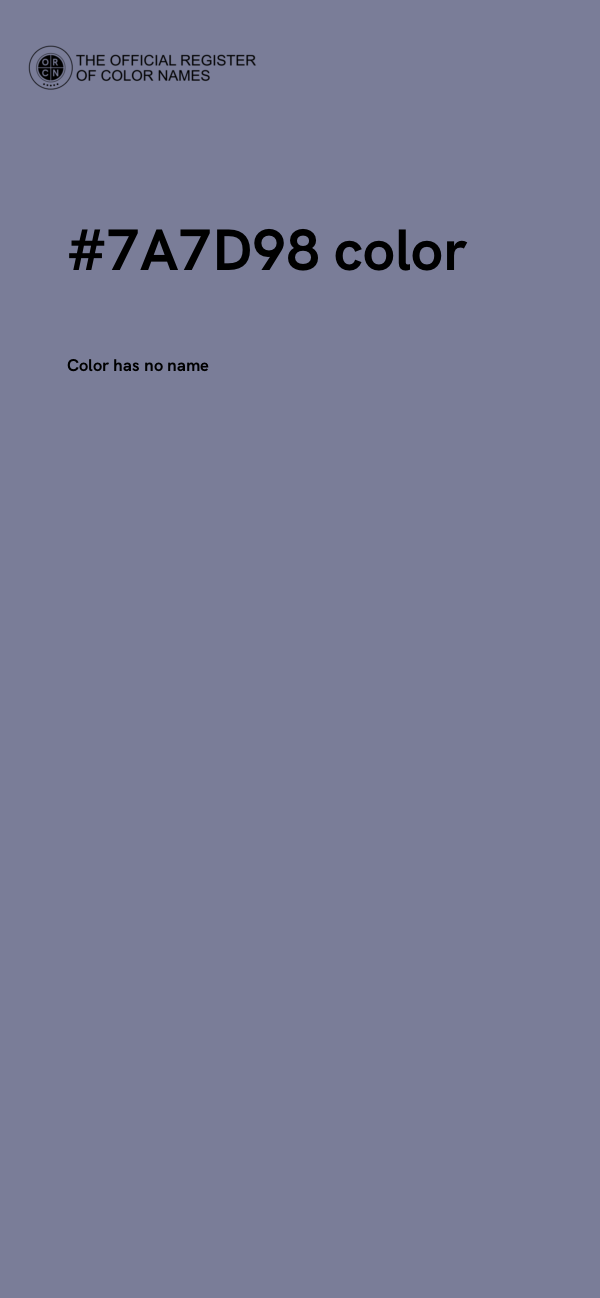 #7A7D98 color image