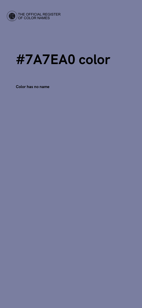 #7A7EA0 color image