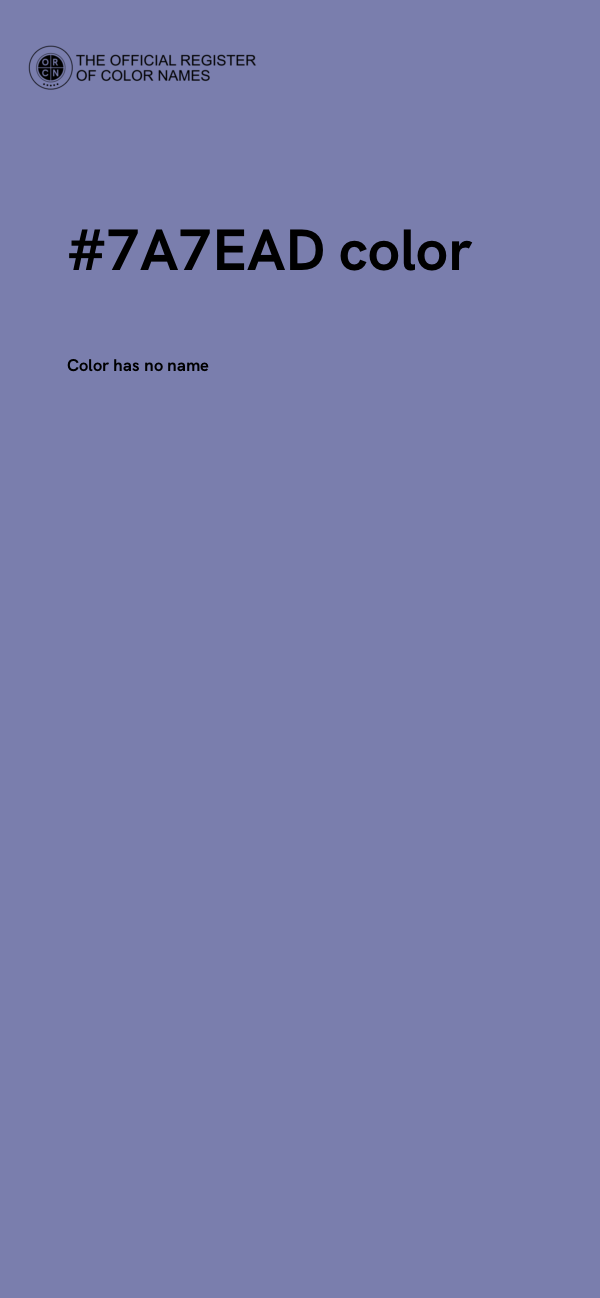 #7A7EAD color image