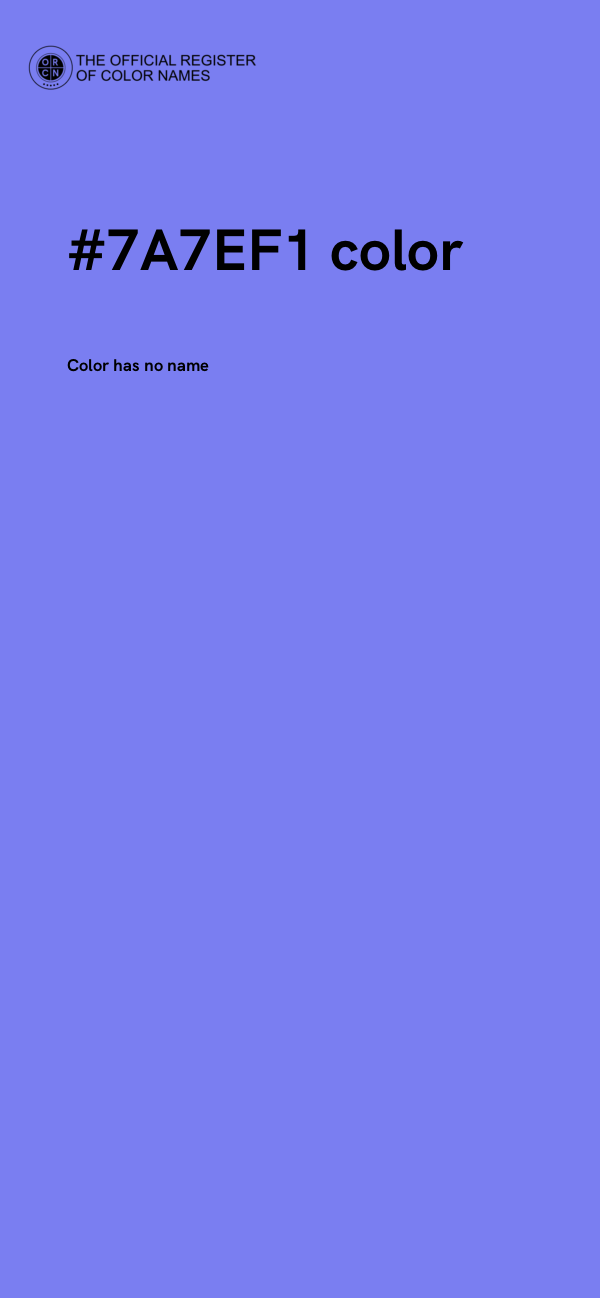 #7A7EF1 color image