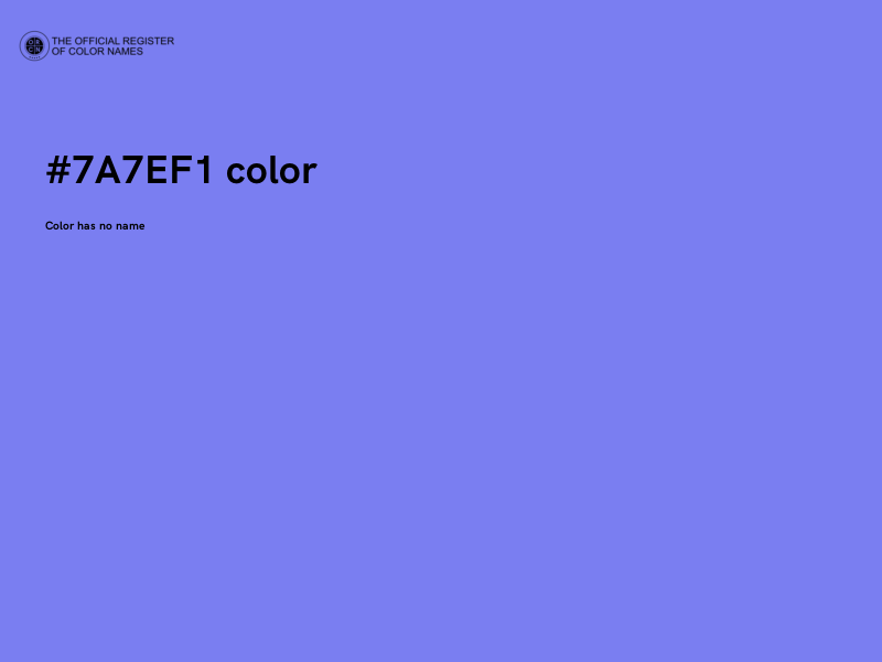#7A7EF1 color image