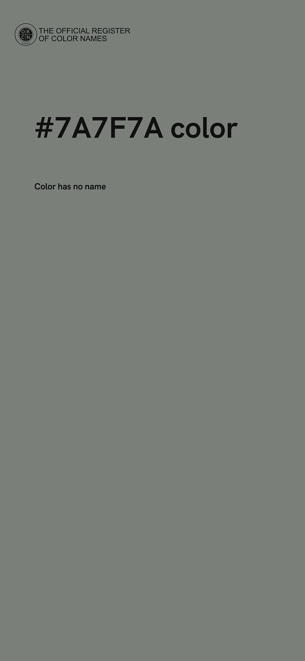 #7A7F7A color image