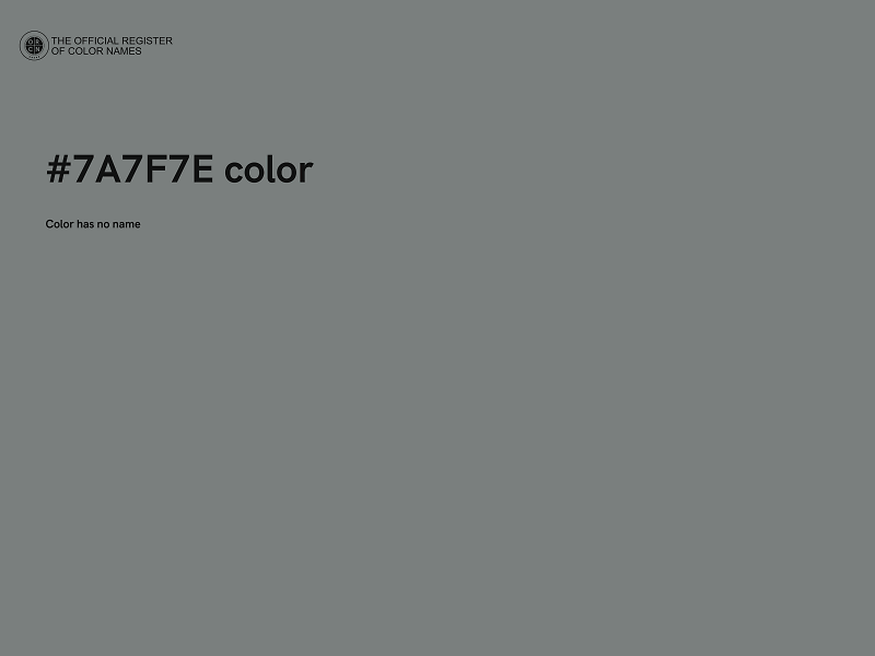 #7A7F7E color image