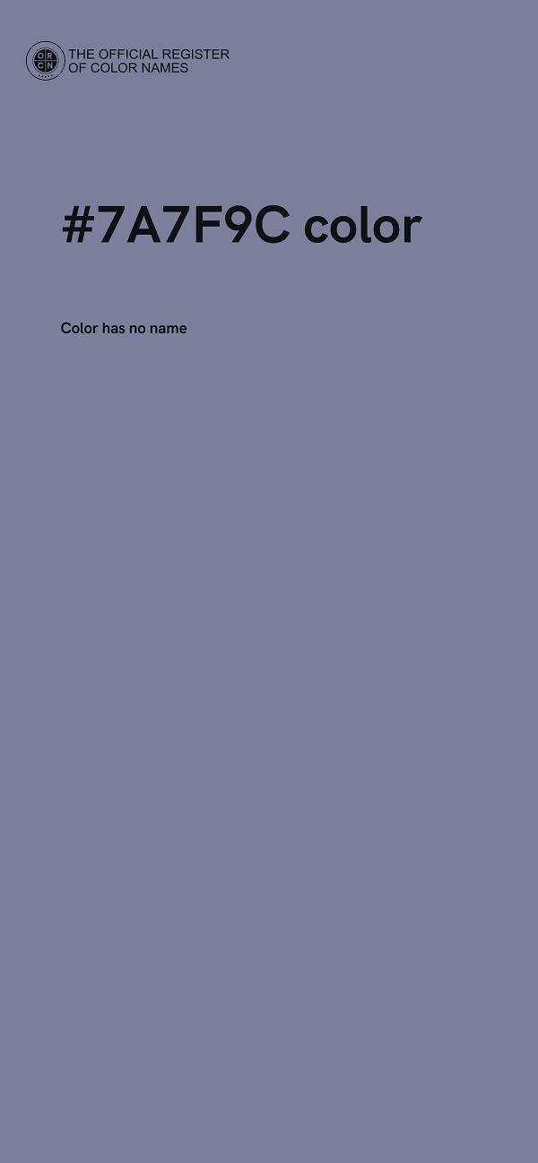 #7A7F9C color image