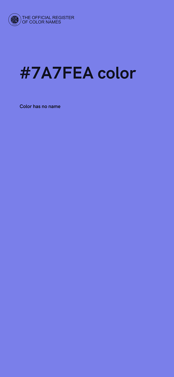 #7A7FEA color image