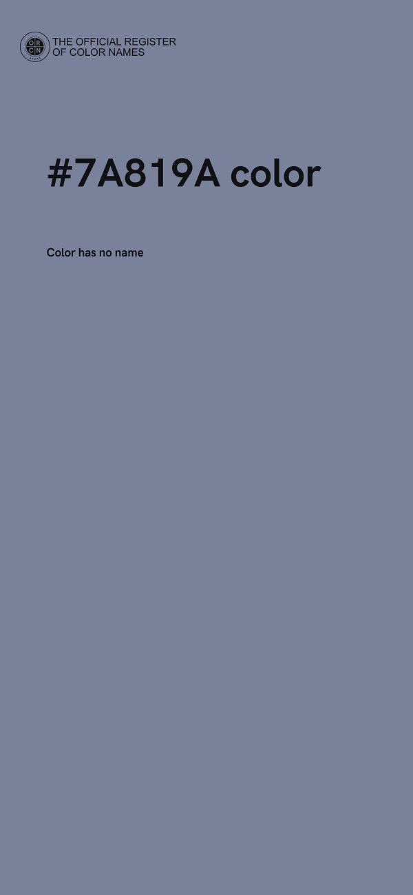 #7A819A color image