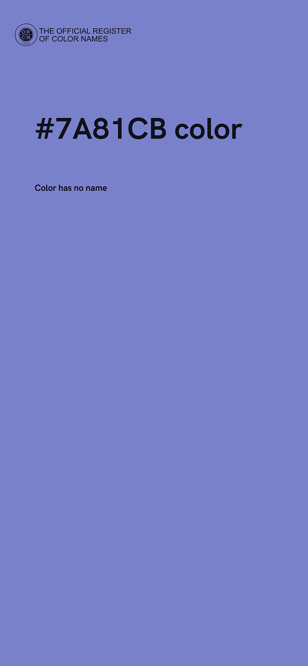 #7A81CB color image