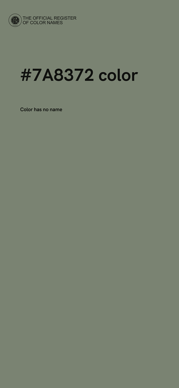 #7A8372 color image