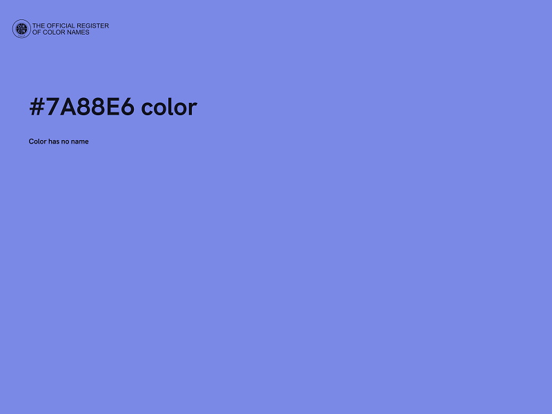 #7A88E6 color image