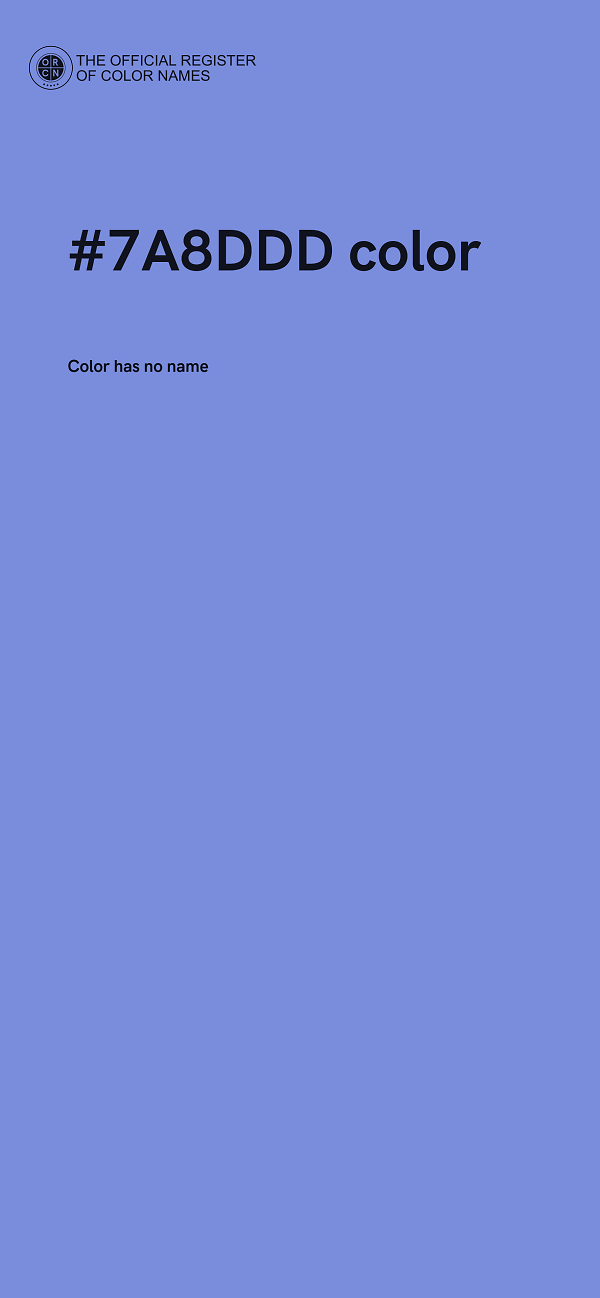 #7A8DDD color image
