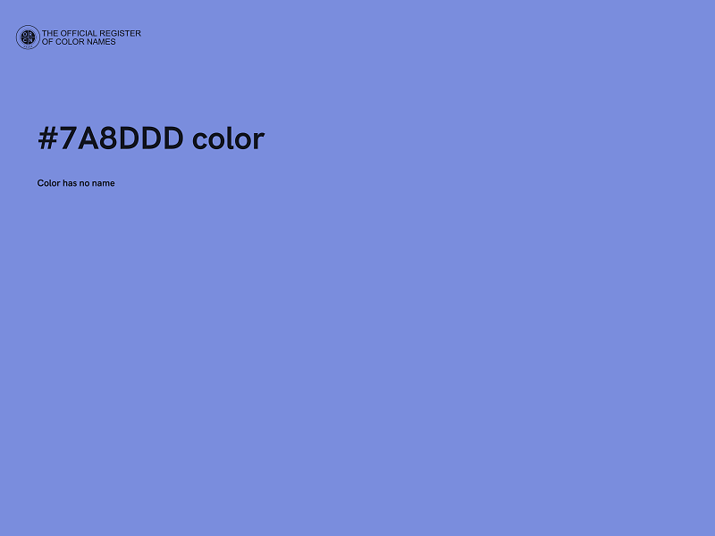 #7A8DDD color image