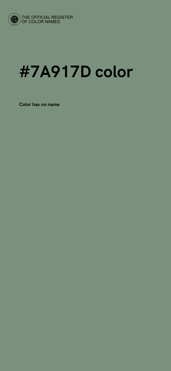 #7A917D color image