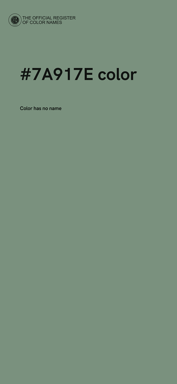 #7A917E color image