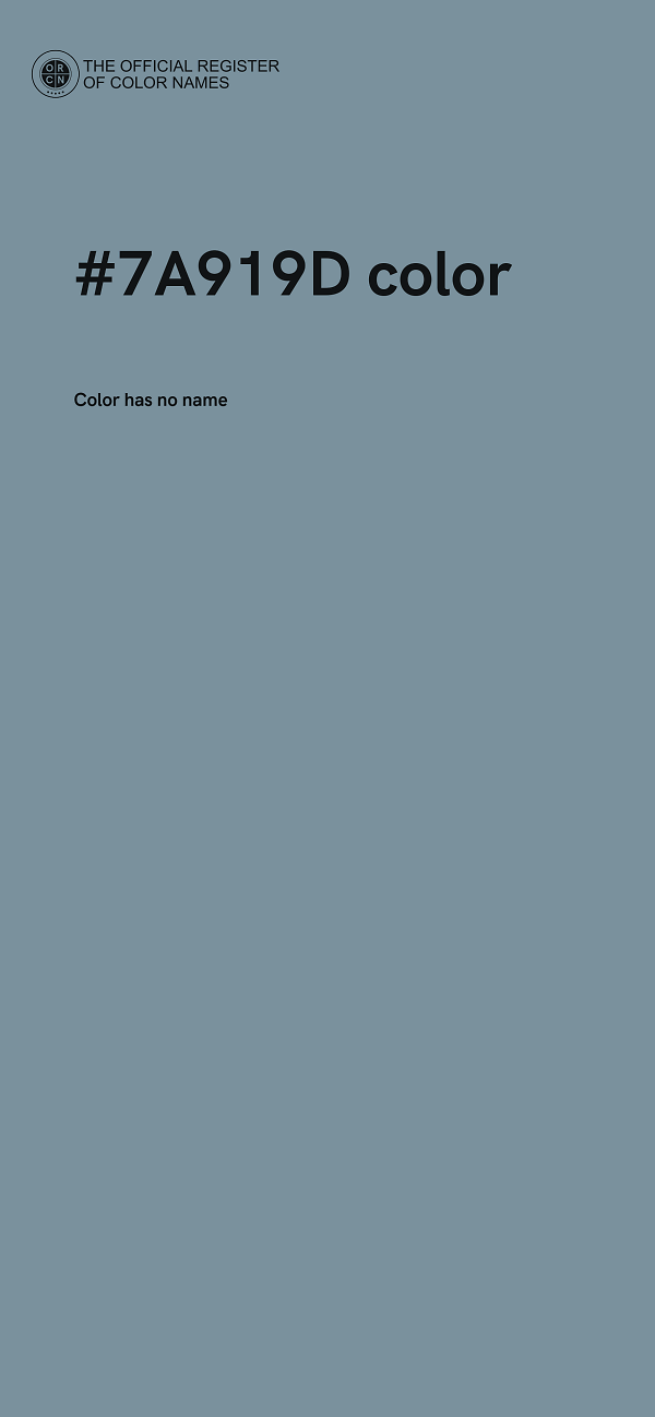 #7A919D color image