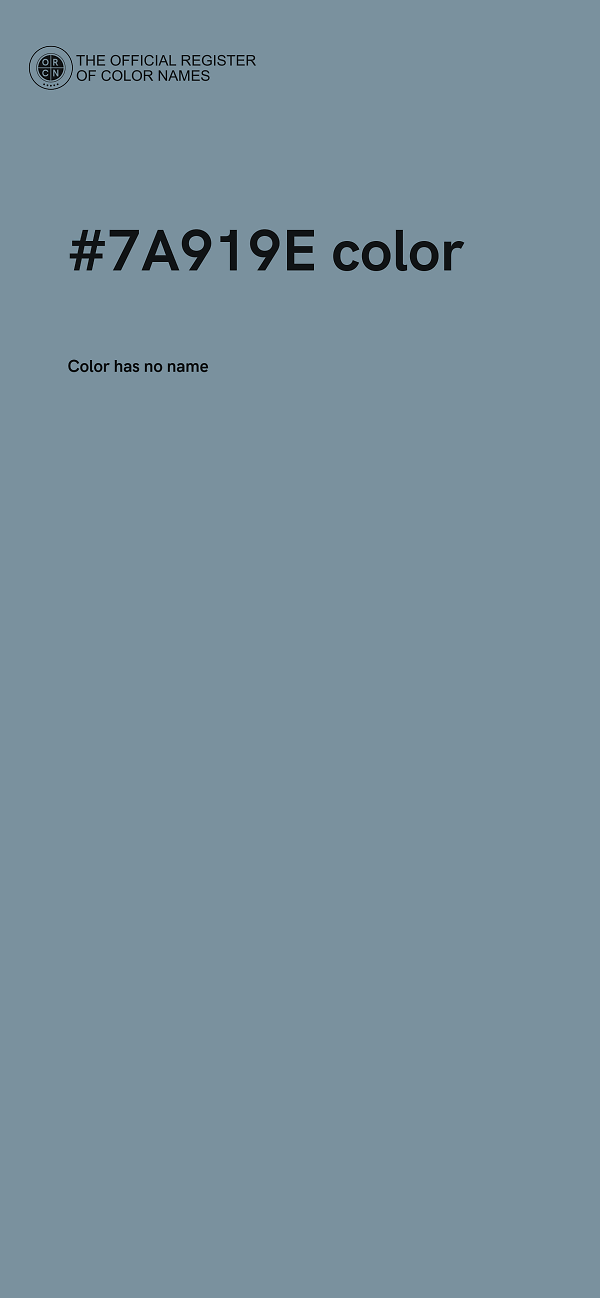 #7A919E color image