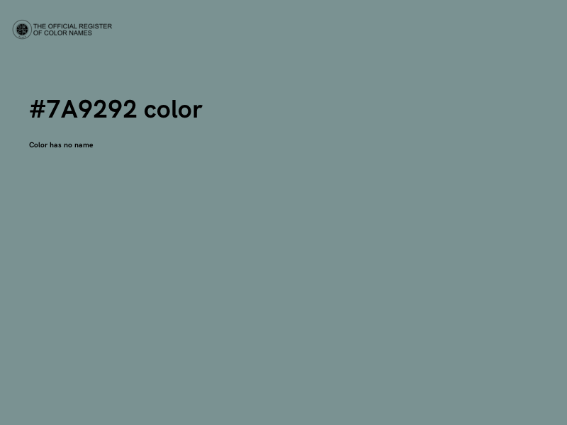 #7A9292 color image