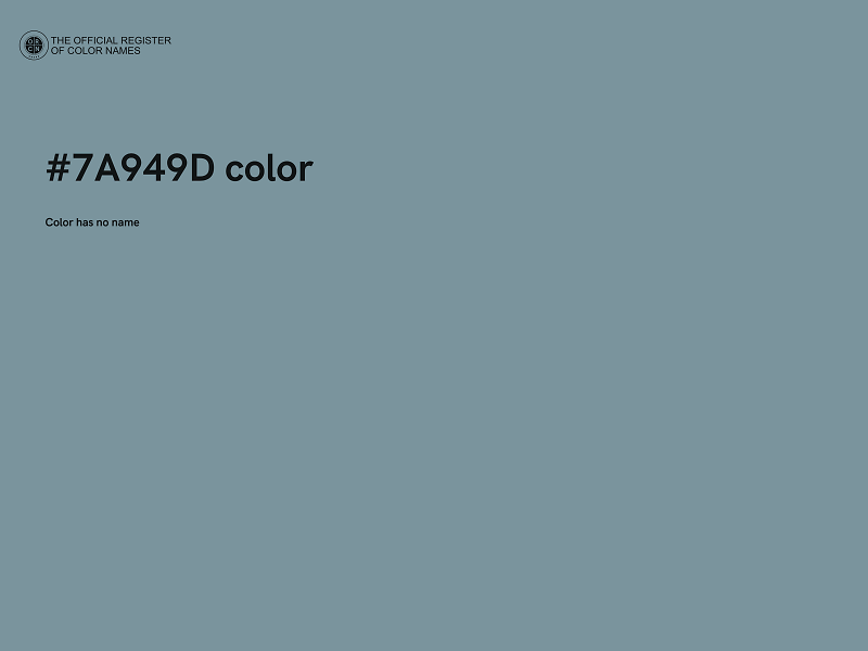 #7A949D color image