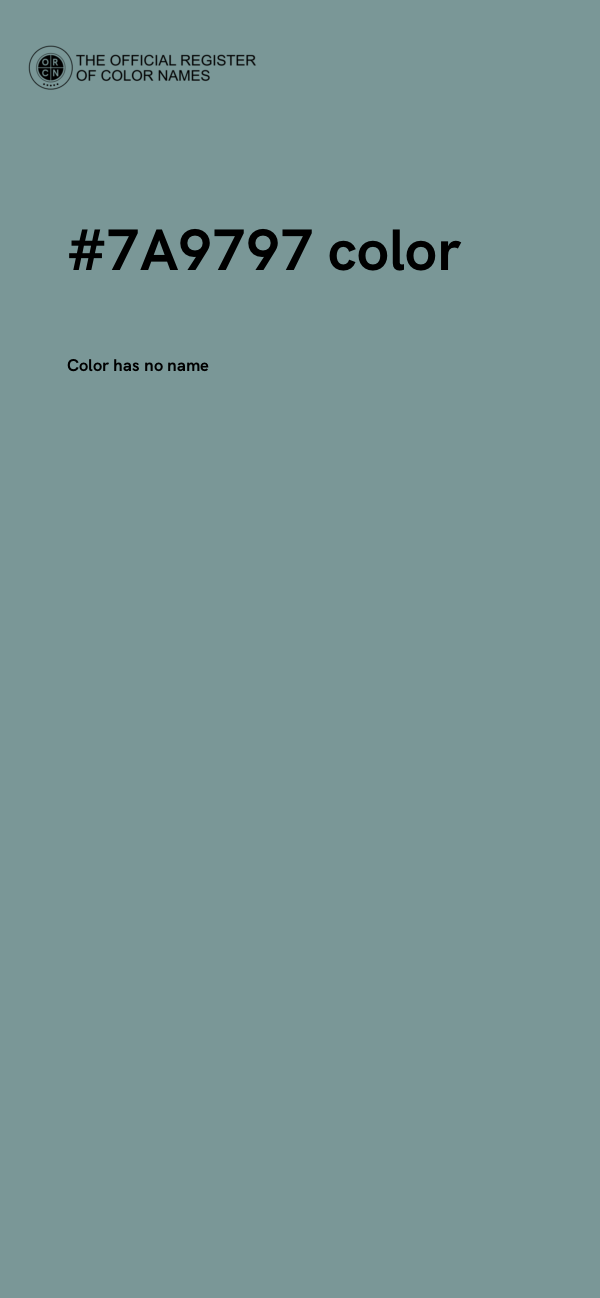 #7A9797 color image