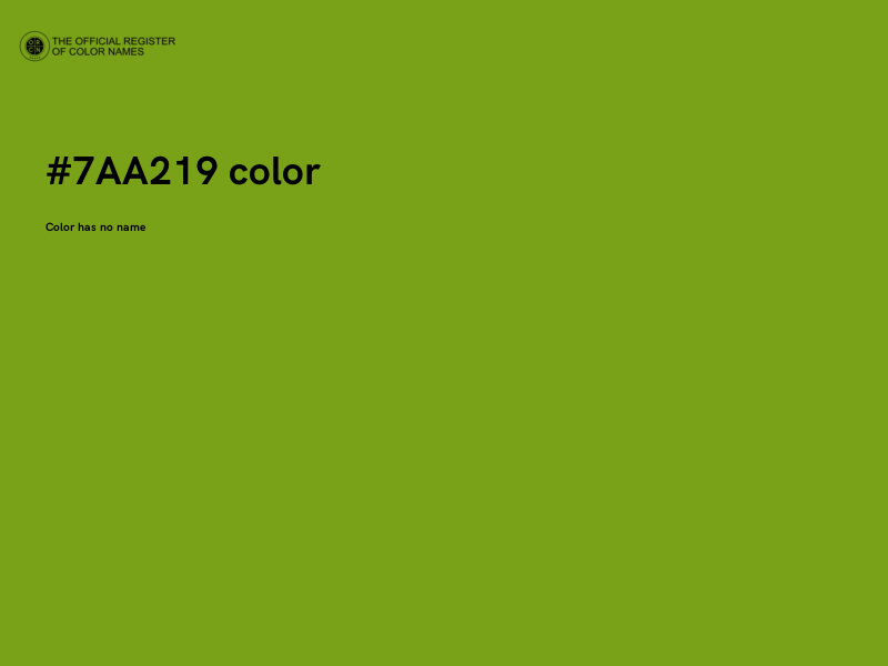 #7AA219 color image