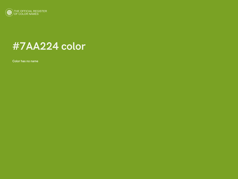 #7AA224 color image